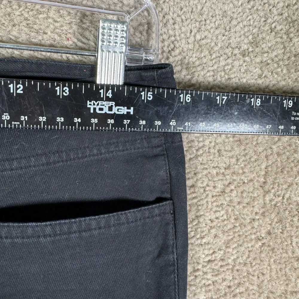 Lauren Ralph Lauren Pants Womens 8P Black Twill Chino Slim Ankle Stretch Pockets